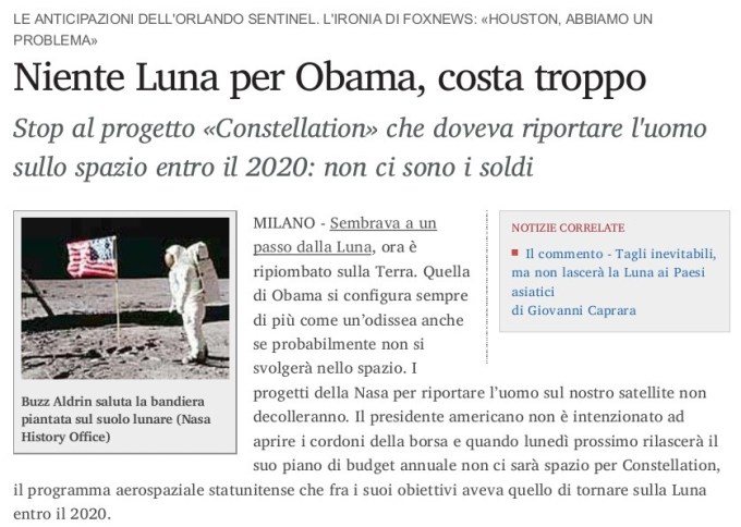 NotiziaCorriereDellaRinunciaUsaRitornoSullaLuna